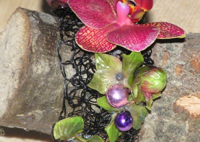 Armband met Orchidee